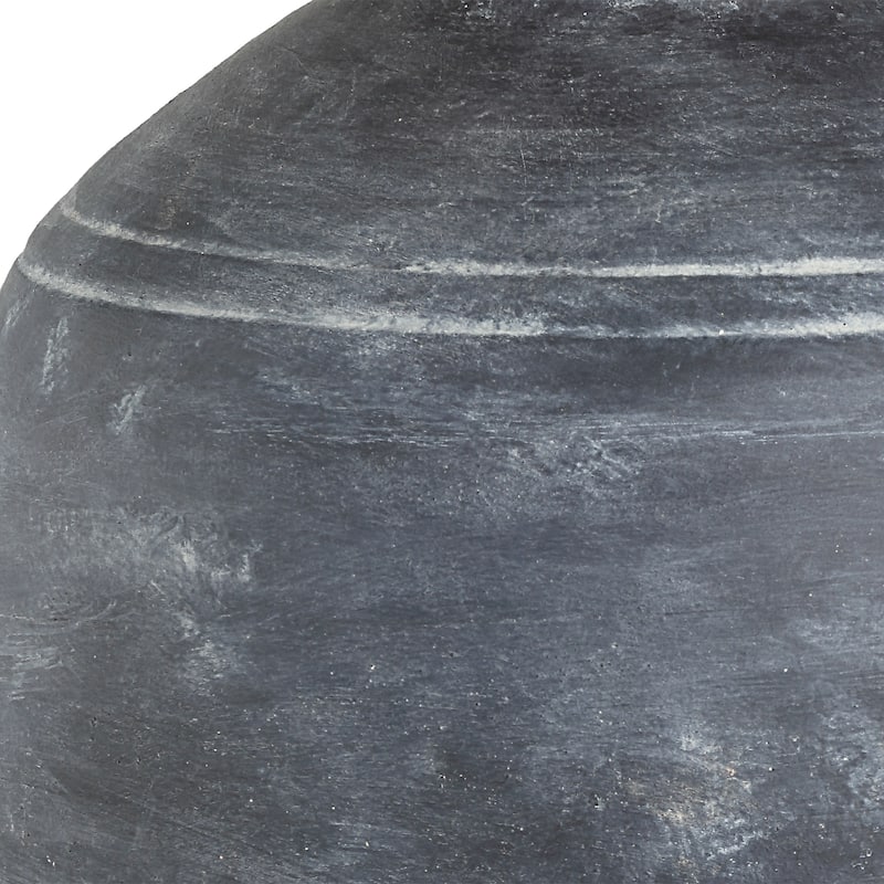 Porch & Den Weathered Black Ceramic Table Lamp