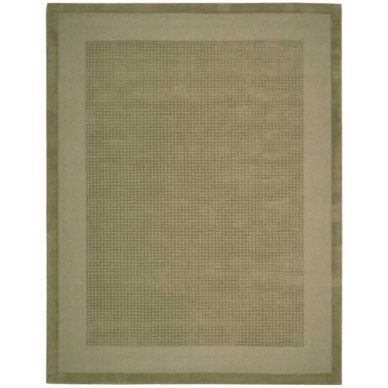 Nourison Westport Solid Border Hand-tufted Wool Area Rug