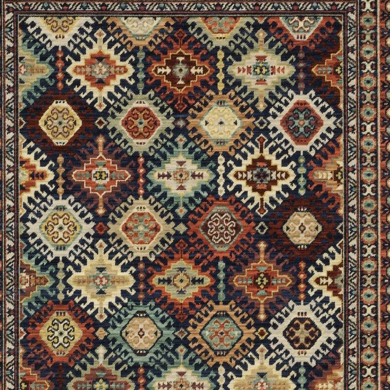 HomeRoots Oriental Traditional Rectangle Area Rug