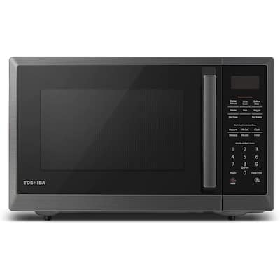 Countertop Microwave Oven With Stylish Design As Kitchen Essentials, Smart Sensor, ECO Mode & Mute Function, 1.2 Cu Ft