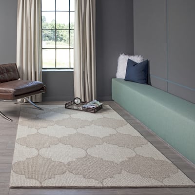 Momeni Delhi Hand Tufted Wool Contemporary Geometric Area Rug