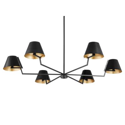 Quorum International 668-6 Ayala 6 Light 60" Wide Chandelier