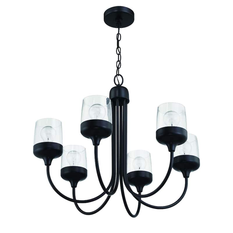 Craftmade 58126 Wrenn 6 Light 26" Wide Chandelier