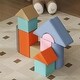 preview thumbnail 9 of 7, Qaba Soft Play Set, 11 Piece Foam Blocks for Toddlers 6-72 Months, Foam Play Set for Child Development & Color Coordination