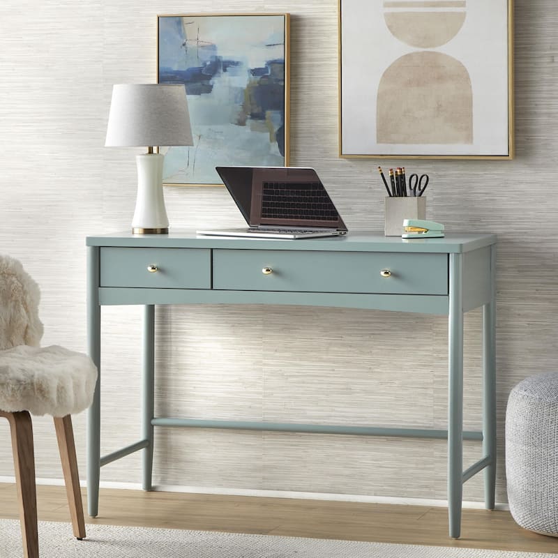 Lifestorey Linwood Desk - Soft Blue