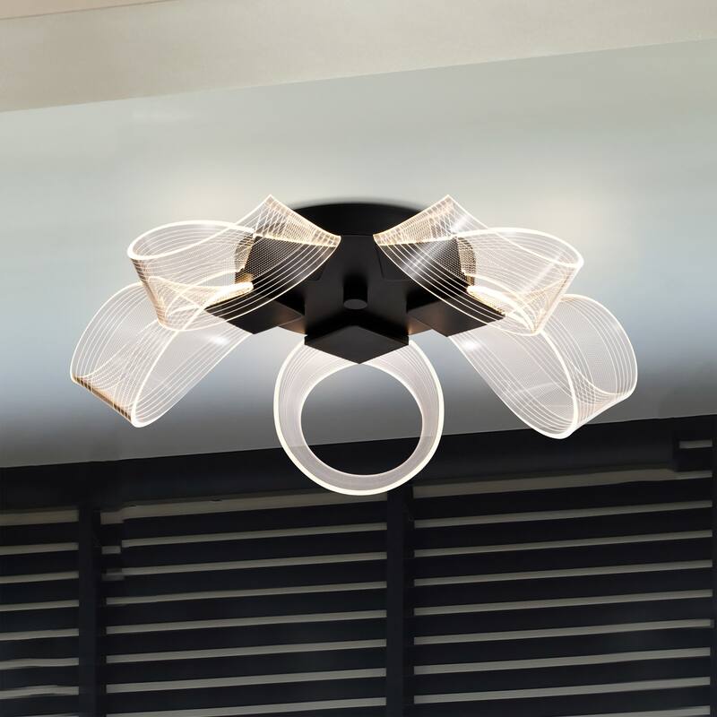 Nuvo Lighting 62/2035 Barnett 21" Wide Flush Mount Ceiling Fixture
