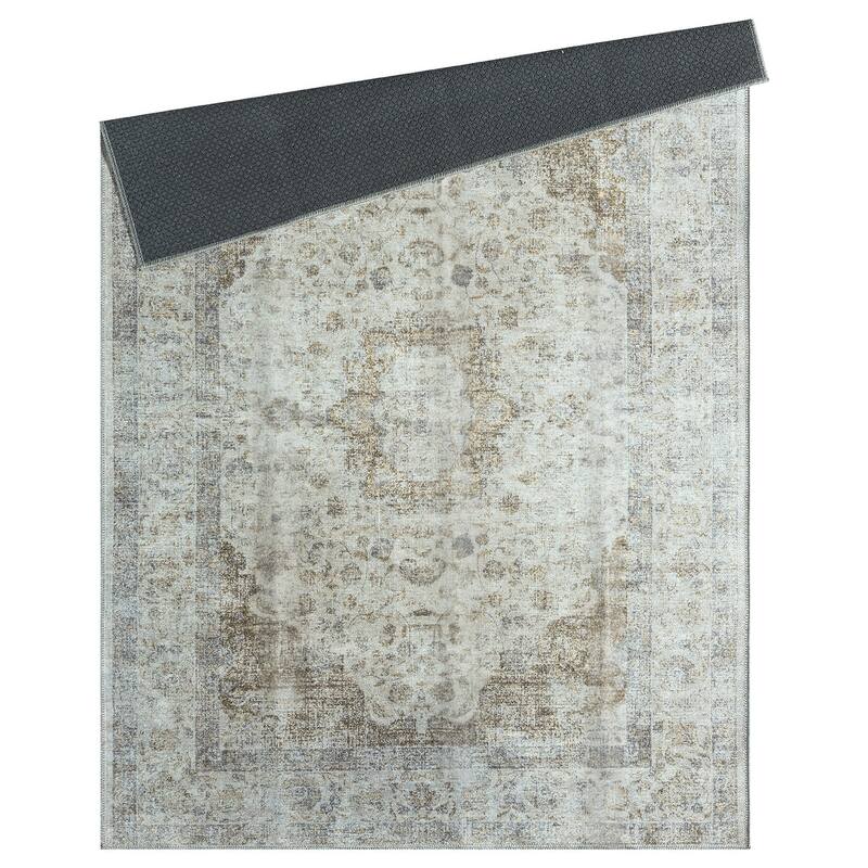 Legacy Alexandria Traditional Bordered Washable Area Rug