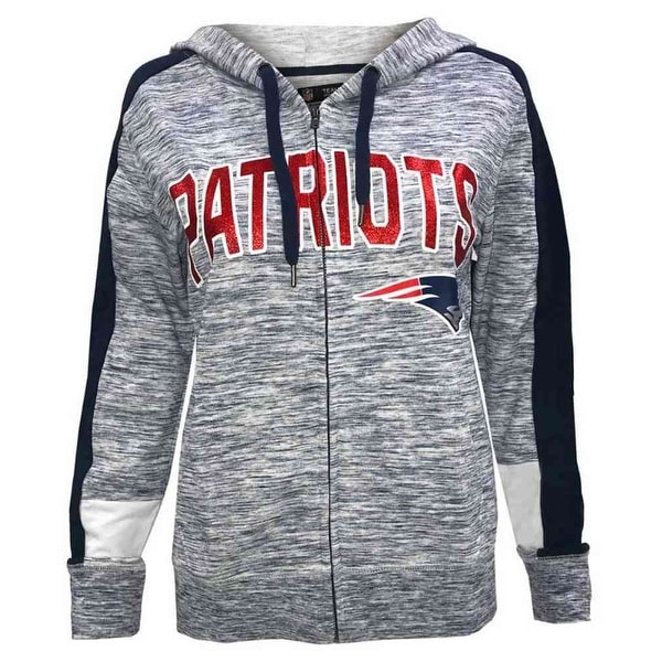 patriots hoodie grey