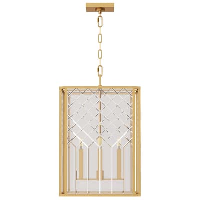 Erro transitional 4-light indoor dimmable medium ceiling hanging lantern