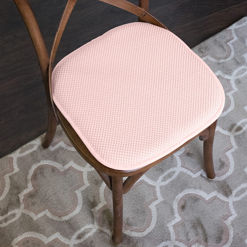 16-in. Square Non-slip Memory Foam Seat Cushions (2 OR 4) - 16 X 16