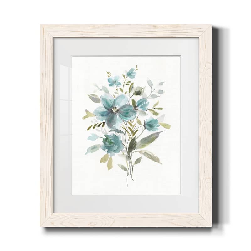Linen Botanical II-Premium Framed Print - Ready to Hang - 17X20 - White