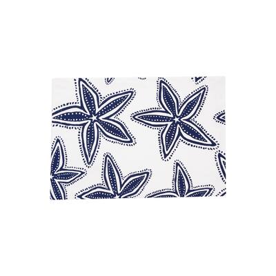 Blue Coastal Starfish Placemat Set of 6 - 14" x 20" - Rectangle