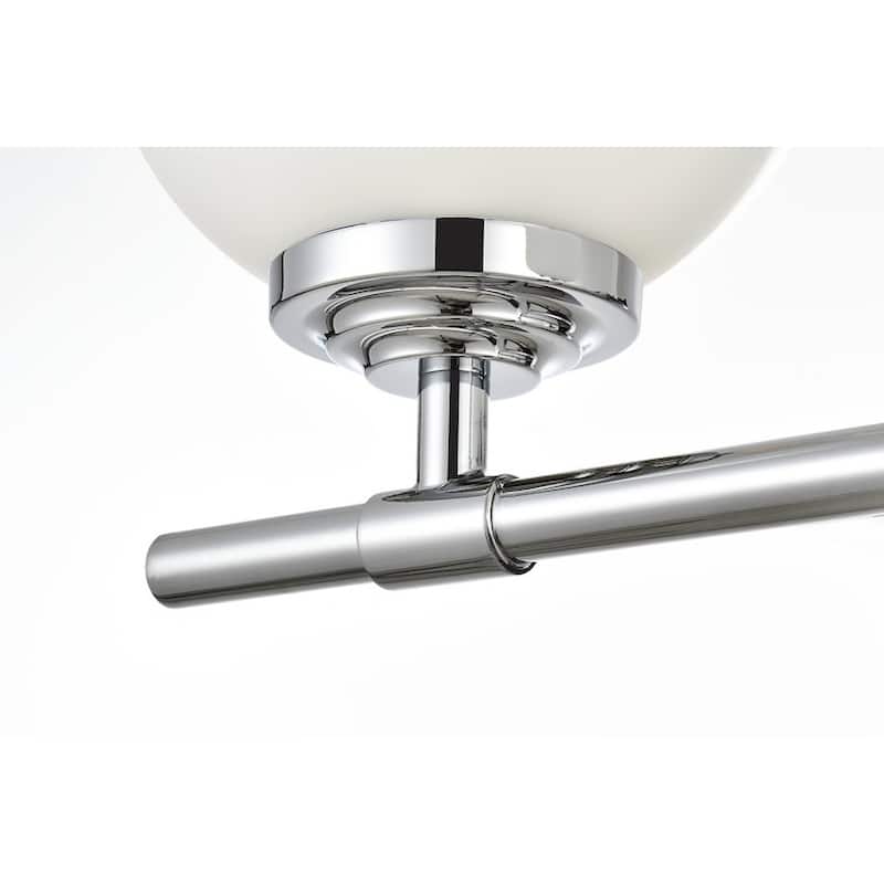 Ash 1 Light Black and Frosted White Bath Sconce