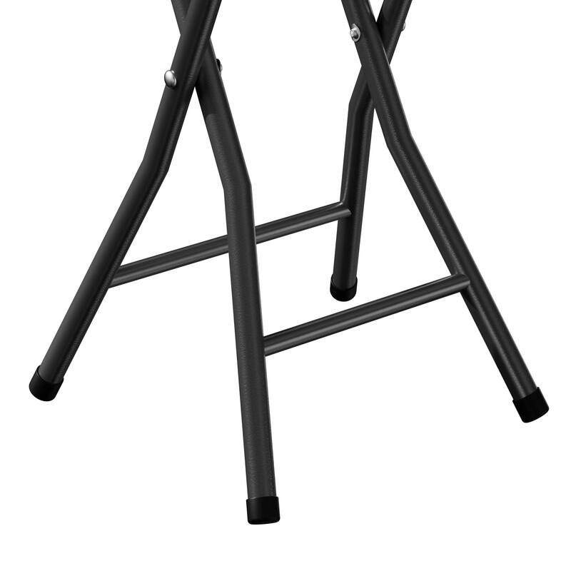 VECELO Modern X-Frame Folding Chair with Carry Handle Indoor Outdoor Space Saving Minimalist Design Chair