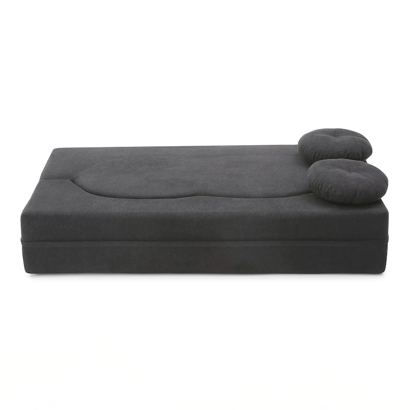 Folding Sofa Bed with Pillow, Floor & Futon Loveseat Couch
