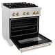 preview thumbnail 31 of 51, Autograph Edition 30" 4.0 cu. ft. Dual Fuel Range with Gas Stove and Electric Oven in Fingerprint Resistant Stainless Steel