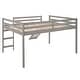 preview thumbnail 9 of 30, Multifunctional Full Size Loft Bed with Slide, Wood Loft Bed Full with Playhouse Design, Kids Loft Bed Frame for Boys Girls