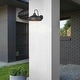 preview thumbnail 5 of 9, Golden Lighting 2866-OWL Levitt 12" Tall Outdoor Wall Sconce