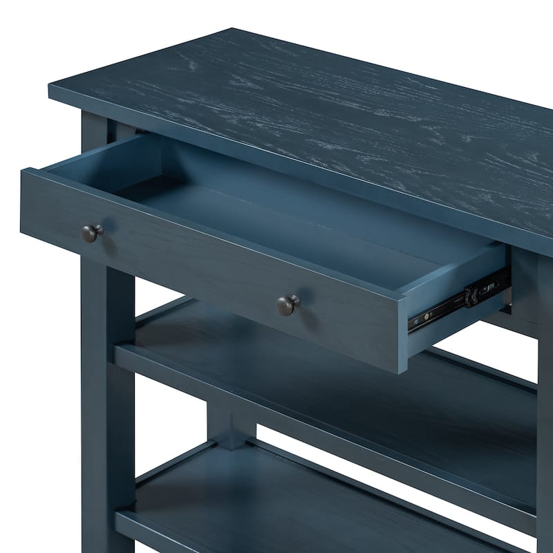 Retro Console Table with Drawer