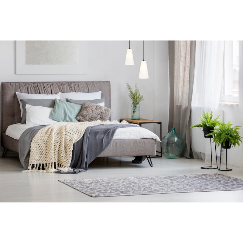 Z-Lite 3043P6 Farrell 6" Wide Suspension Mini Pendant