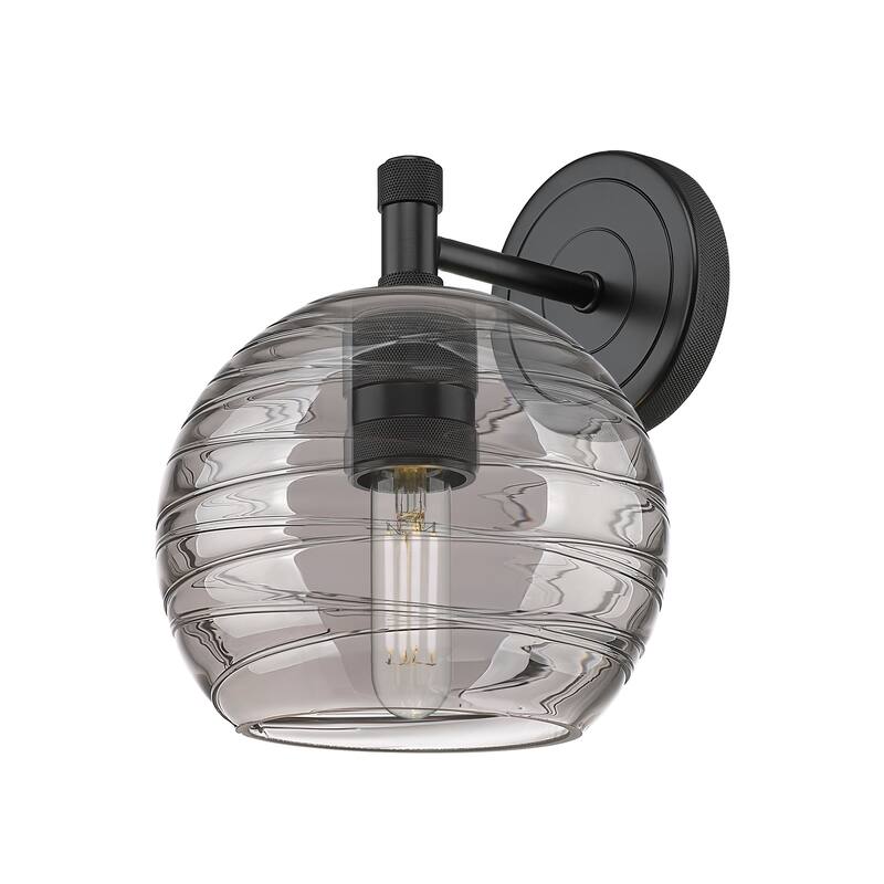 Innovations Lighting Downtown Urban - Crown Point - 1 Light 6" Wall-mounted Sconce - Matte Black