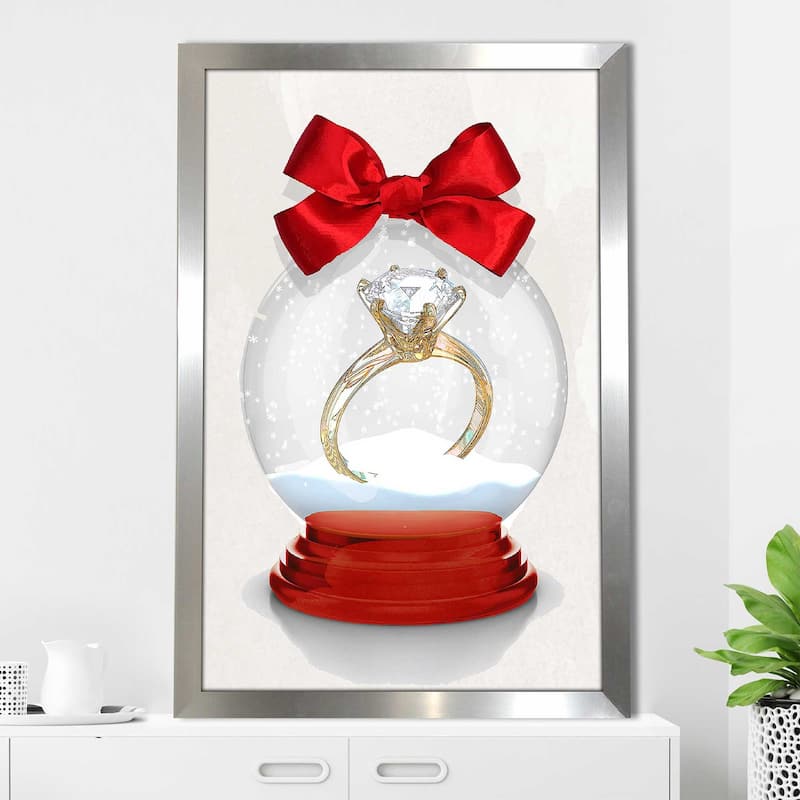 "Ring in Crystal Ball" by Jodi Print on Acrylic
