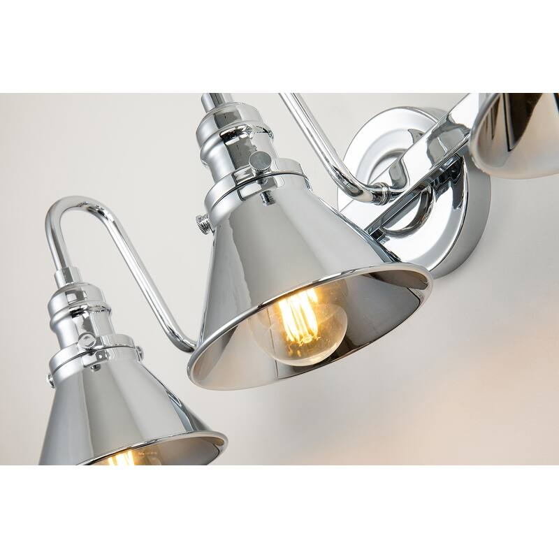 3 Light Retro Bath Vanity Light