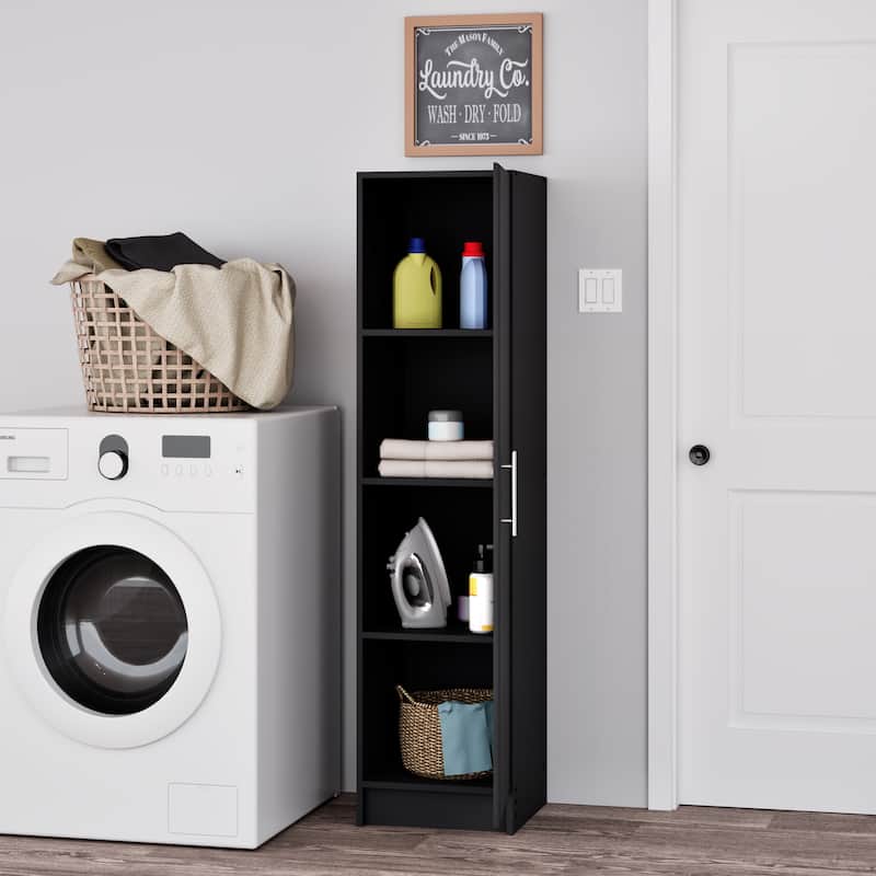 Prepac Elite 16-inch Narrow Cabinet, Multiple Finishes - 16 Inch