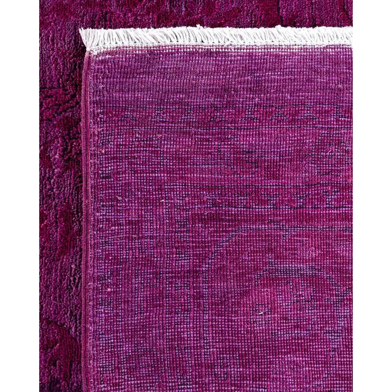 Vibrance, One-of-a-Kind Hand-Knotted Area Rug - Red, 9' 0" x 11' 8" - 9' 0" x 11' 8"