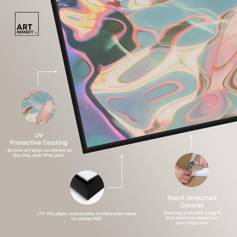 Metallic Drift I Canvas Set of 2 by Art Remedy