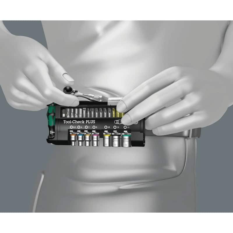 Wera 05056490001 Tool-Check Plus Bit Ratchet Set with Sockets