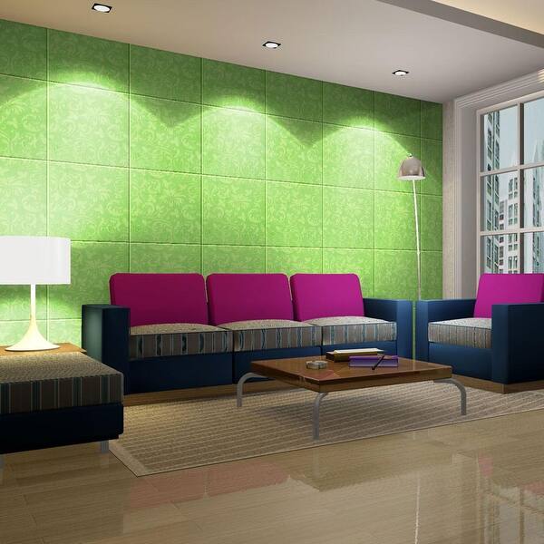 Shop 3d Wall Panels 12 X12 Foam Self Stick Wall Decoration Wall