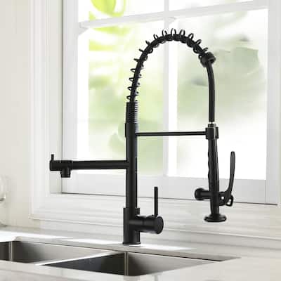 Commercial Kitchen Faucet with Pull Down Sprayer