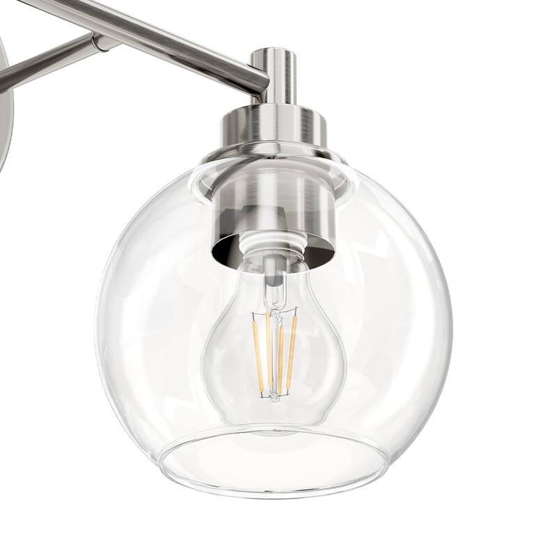 Dimmable Bathroom Vanity Light Globe Glass Shades