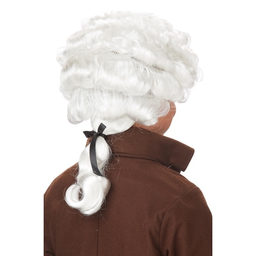Child Colonial Peruke Wig Gray