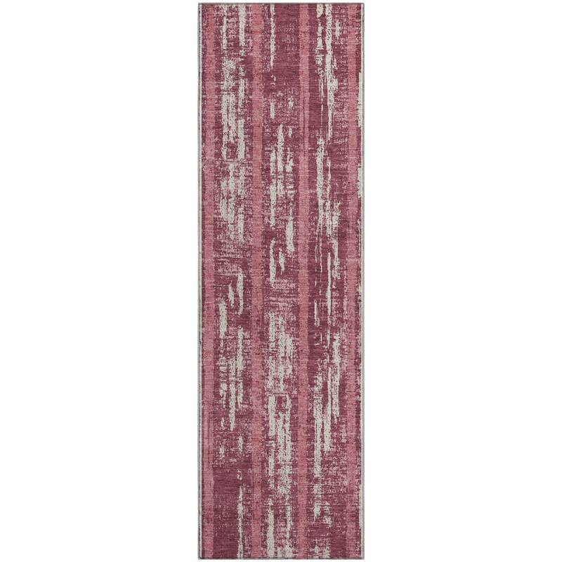 Premium Washable Super Soft Stripe Abrash Mayfield Rug