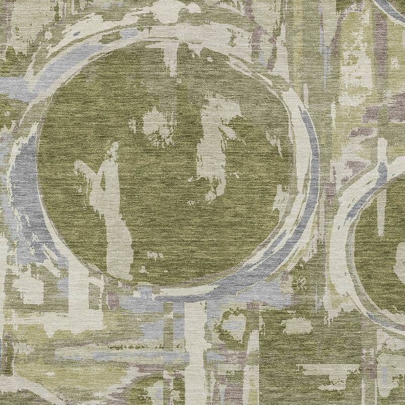 HomeRoots Geometric Transitional Rectangle Outdoor Rug