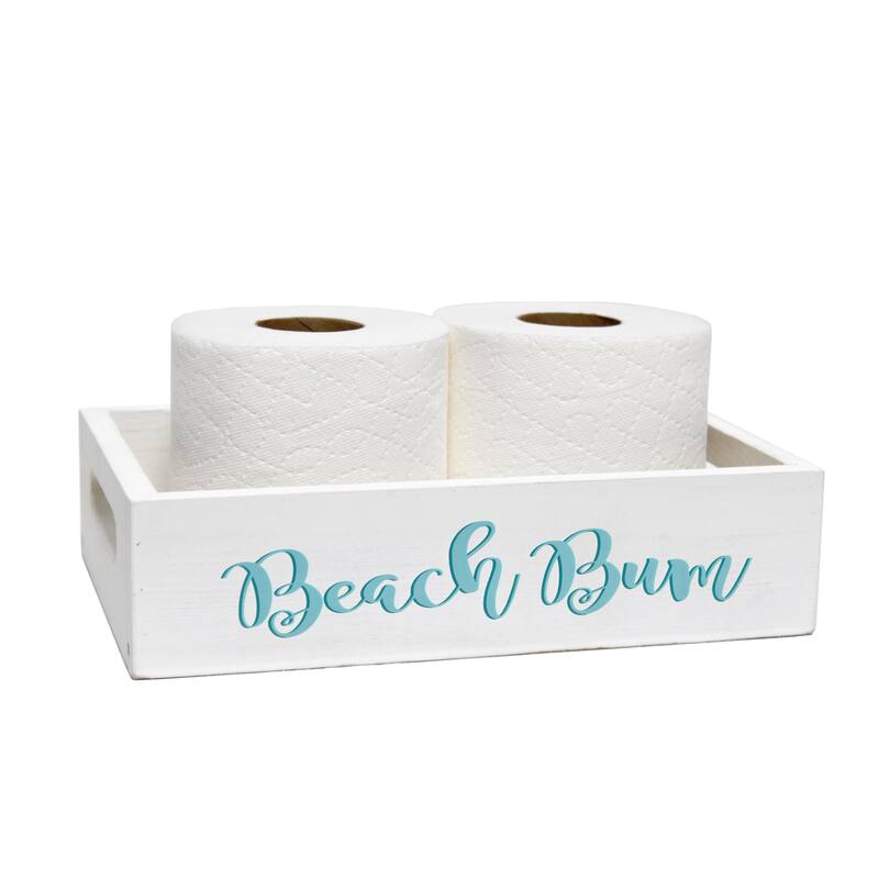 Elegant Designs Three Piece Decorative Wood Bathroom Set