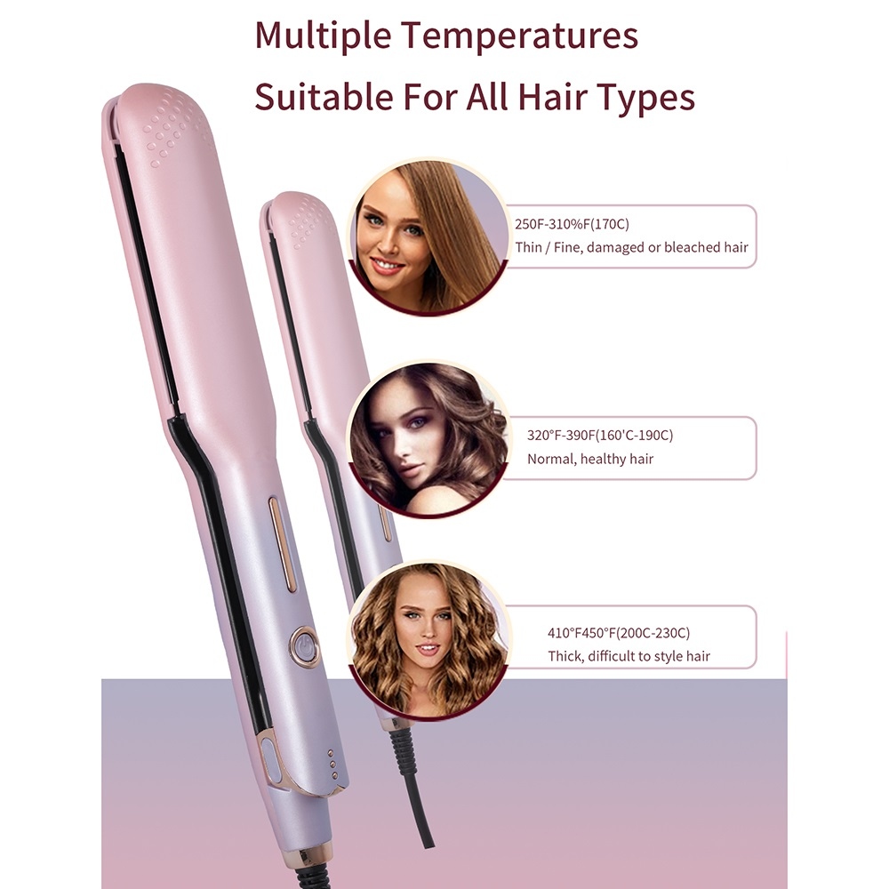 Ceramic tourmaline ionic flat iron hair straightener clearance