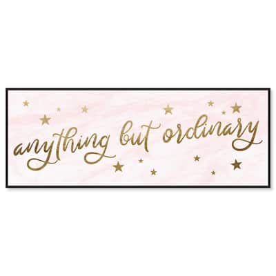 Ordinary Gold Panoramic Canvas by Art Remedy