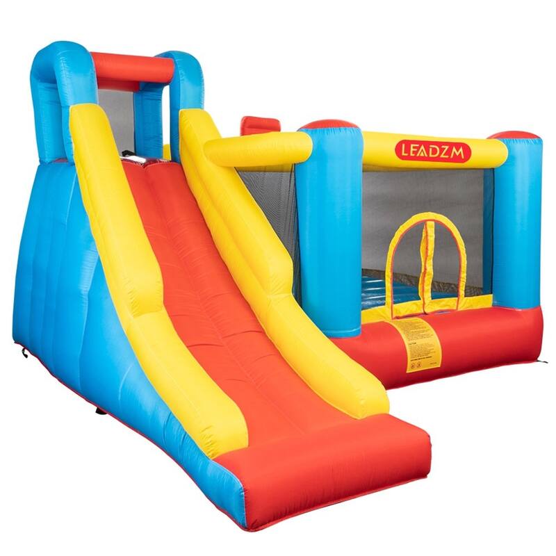 420D Oxford Cloth Inflatable Castle Jump 'n Slide Bounce House with Blower - 191*176cm