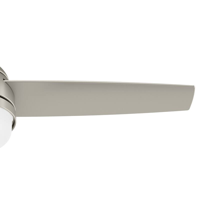 Hunter 48" Midtown Ceiling Fan with LED Light, Handheld Remote - Modern, Contemporary, Transitional