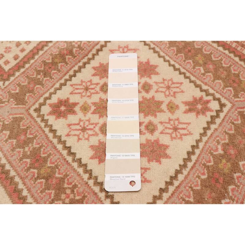 ECARPETGALLERY Hand-knotted Konya Anatolian Cream Wool Rug - 3'0 x 11'5