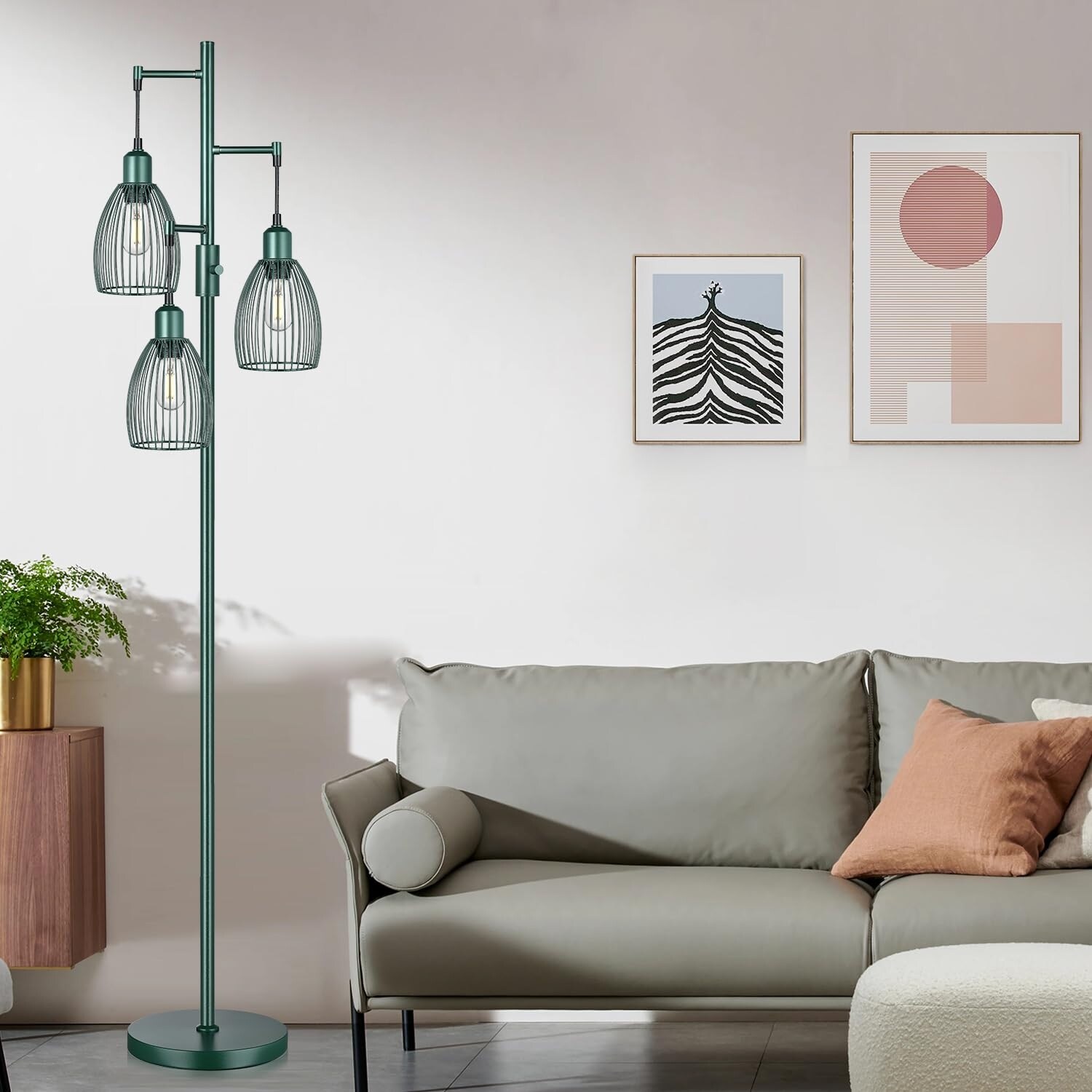 Led track tree floor lamp discount