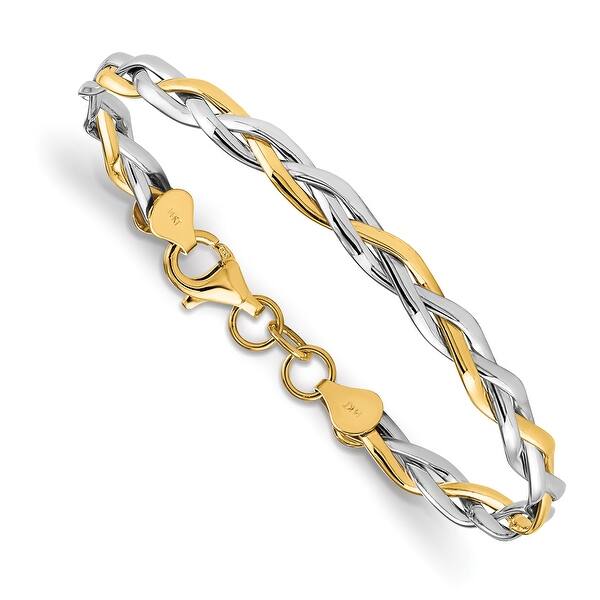 14K Polished 7in Fancy Link Bracelet 14K Polished 7in Fancy Link Bracelet