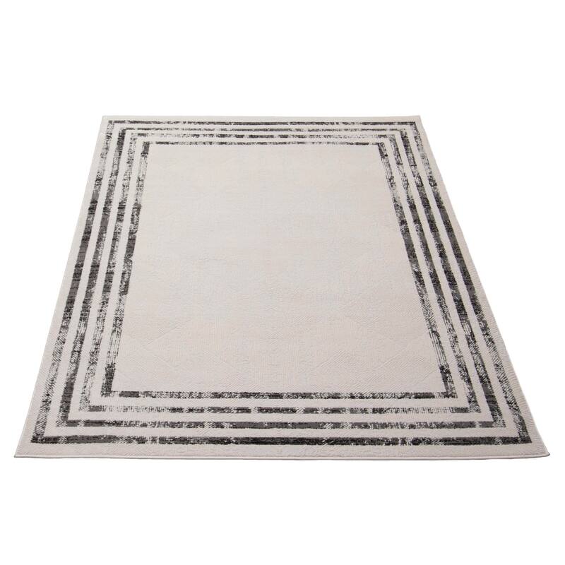 ECARPETGALLERY Pietra Ivory Casual Rug