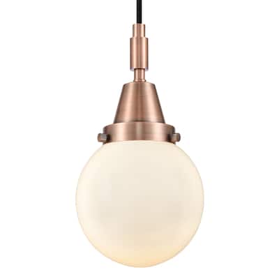 Innovations Lighting 447-1P-G201-6 Beacon 6" Wide Mini Pendant with