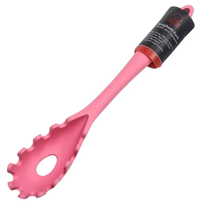 Chef Craft 11.5" Premium Heat Resistant Silicone Spaghetti Server / Pasta Fork