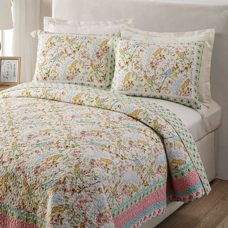 Dena Home Sonnet King Quilt Set, 3 Pieces