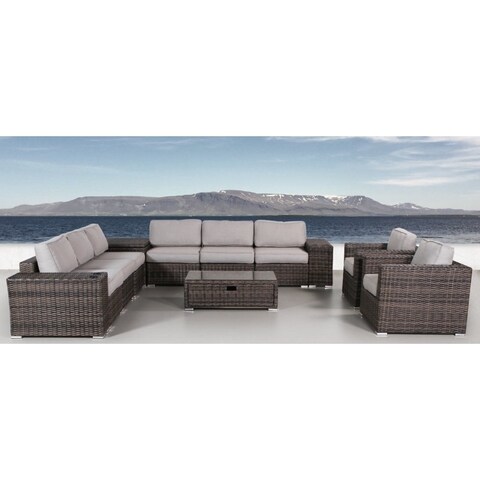 12 Piece Sectional Set with Cushions